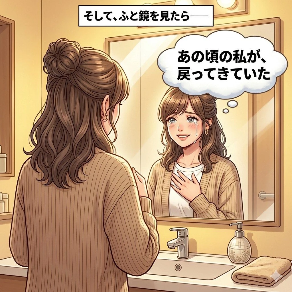 コマ24: 鏡で復活